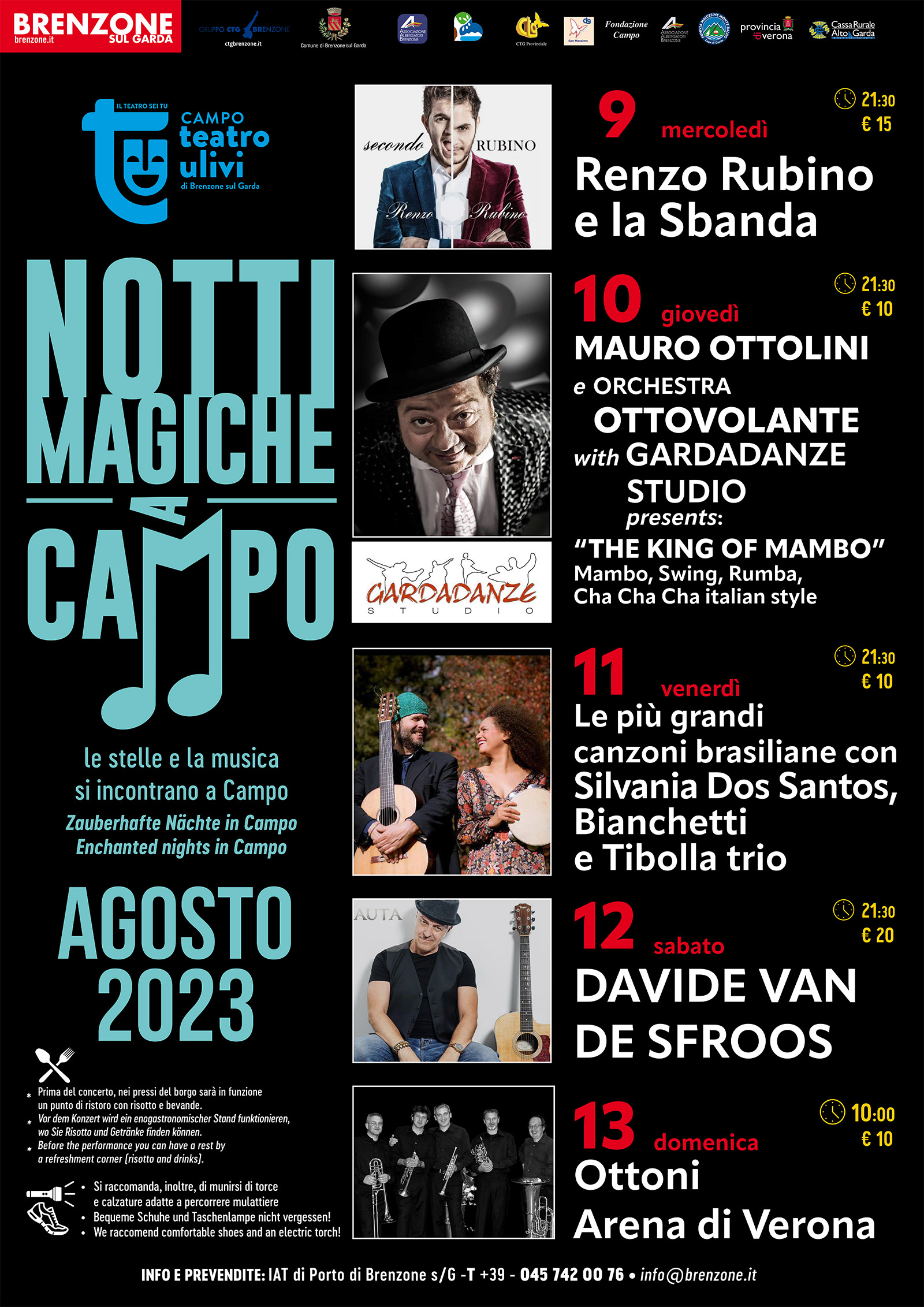 Notti Magiche a Campo in agosto - Magische Nächte in Campo in August - Magical nights in Campo in August